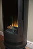 British Fires Ashurst Barrel LED Electric Stove traditional cylindrical design with textured paint finish 