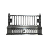 The B40 Sovereign Mid Victorian style cast iron hook on fire fret. These fire bars have hooks at the rear of the front that allow them to be hooked onto reproduction or original cast iron fireplaces, the bars are not freestanding