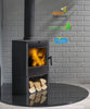 Capital Fireplaces The Verena Eco with Logstore