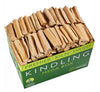 Kiln-dried to below 12% moisture, the kindling lights quickly and burns cleanly, delivering consistent and reliable performance. Packaged in a durable cardboard box, it’s plastic-free, easy to store and designed for mess-free handling. 