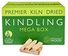 The mega box of kiln-dried kindling is the ultimate bulk buy option for frequent firelighters. At four times the size of thestandard kindling box, this 10kg pack is perfect for those who want to stock up and save.