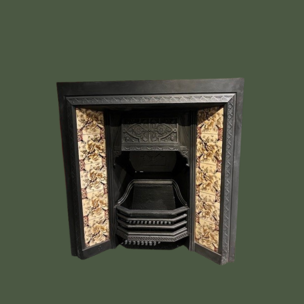 Original Victorian Tiled Insert 