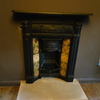 Original Edwardian tiled combination fireplace