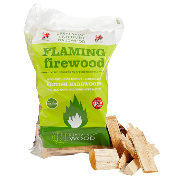 Flaming Firewood Handy Bag