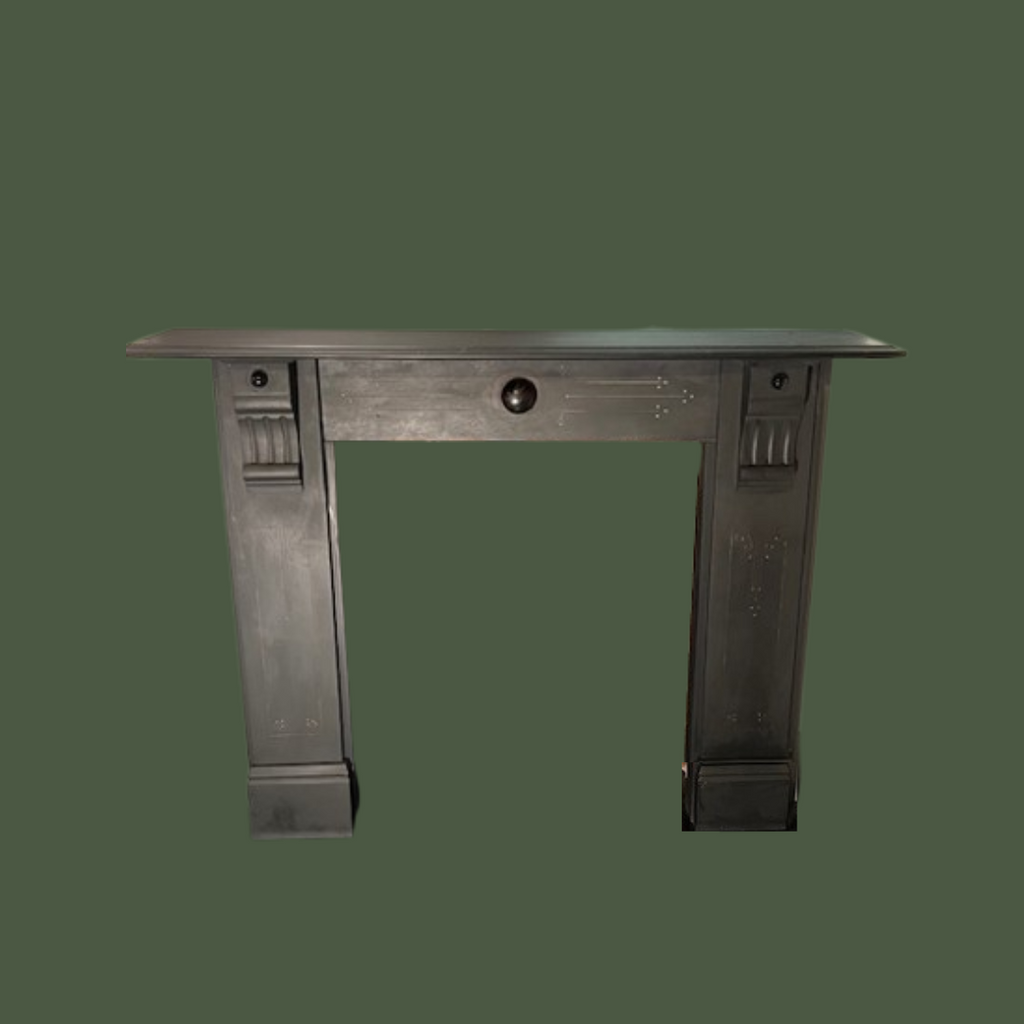 Victorian Slate Surround with decorative detailing 