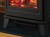 The Blackthorn electric stove features a whisper-quiet fan heater with a seven-day programmable timer, delivering effortless comfort and precise control. Its discreetly concealed heater preserves the stove’s clean, contemporary silhouette, beautifully blending rustic character with modern elegance. Stylish, eye-catching tapered legs complete the design, adding a refined touch that enhances any interior.