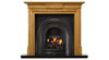 The Chatsworth wood mantle in an Antique Pine finish