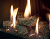 Highlighting the GAZCO Logic HE highly realistic logs with Ember glow fuel bed