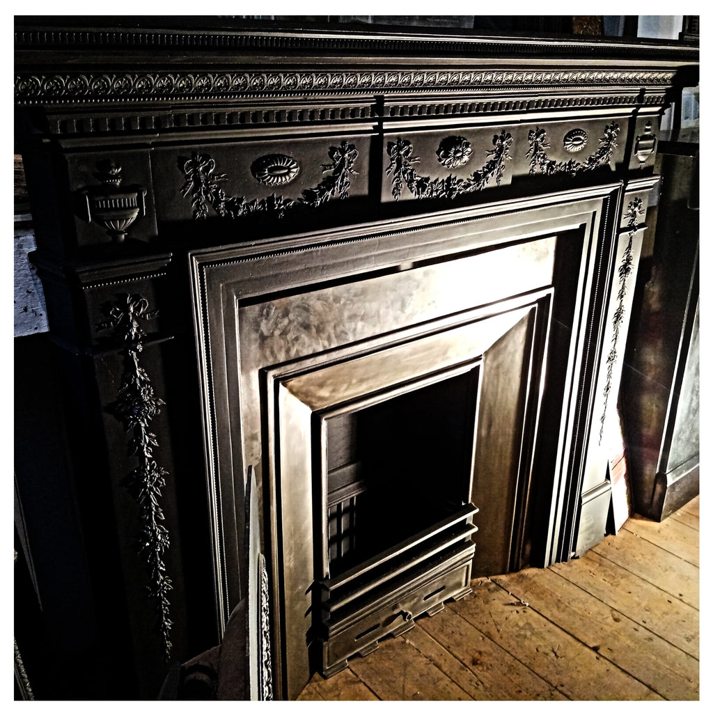 Large Victorian Antique Fireplace Surround