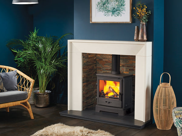 The Marseilles surround redefines simplicity. With its clean lines, henge-style design and tapered detailing, this mantel brings effortless elegance to any space. 