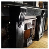 Victorian Belgian Black Marble Antique Fireplace Surround MS06