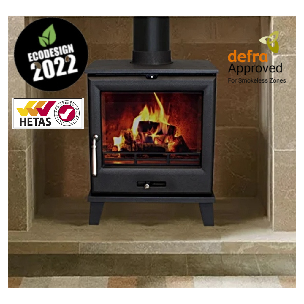 Oakleaf Stoves Cedar 5Kw Widescreen Multifuel Free Standing Stove