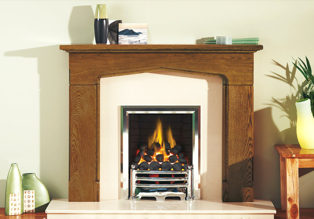 The Ariston Solid Oak Fireplace  Surround