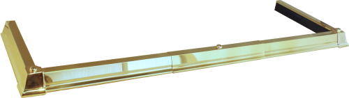 Classic Base Hearth Fender - Solid Brass
