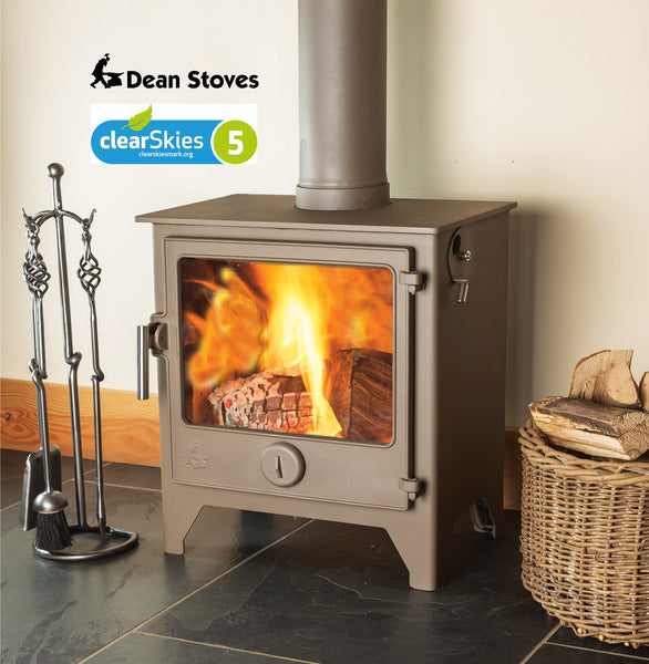 Dean Forge Dartmoor 8 Eco stove in Mushroom