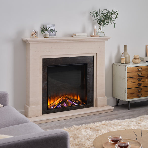 British Fires New Forest 650SQ Electric Fire Flat Wall Installation