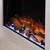 British Fires New Forest 650SQ electric fire Slate effect fuel bed