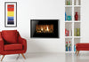 Special Offer Ex Display Gazco Riva2 670 Evoke Glass, Brick Lining Built In Conventional Flue Gas Fire