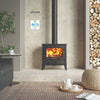 Stovax County 5 Wide Fixed Grate Wood Burning & Multi Fuel Stove