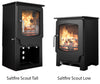 The Saltfire Scout Low & Tall Multi Fuel Stove Comparison