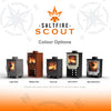 The Saltfire Scout Multi Fuel Stove Colour Options