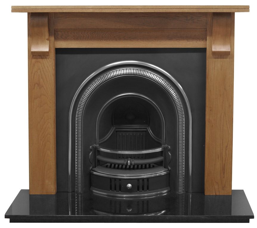 The Beckingham's large exterior frame combines with a smaller interior curve to frame an eccentrically patterned arch.