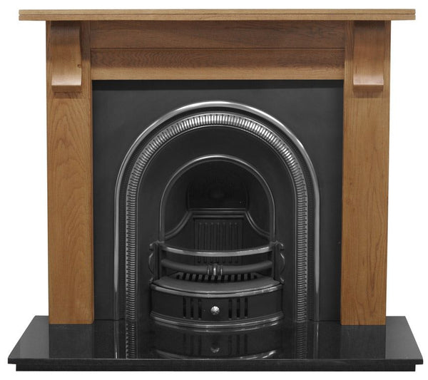 The Beckingham's large exterior frame combines with a smaller interior curve to frame an eccentrically patterned arch.