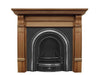 The Coleby Cast Iron  Arched Fireplace Insert