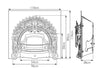The Rococo Cast Iron Fireplace Insert
