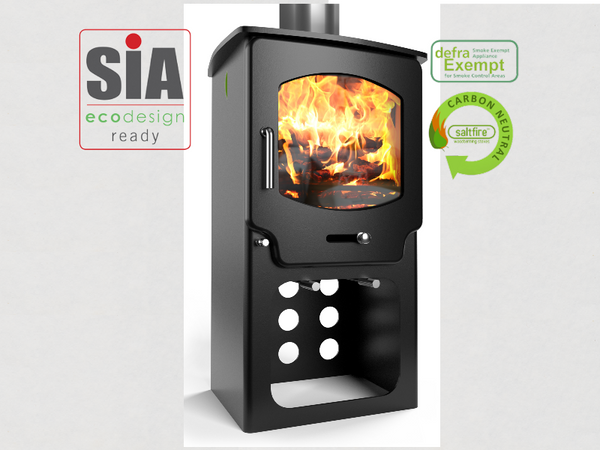 The Saltfire Scout Tall Multi Fuel Stove 