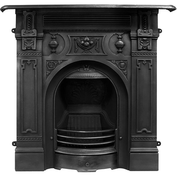 The Victorian Large Cast Iron Combination Fireplace